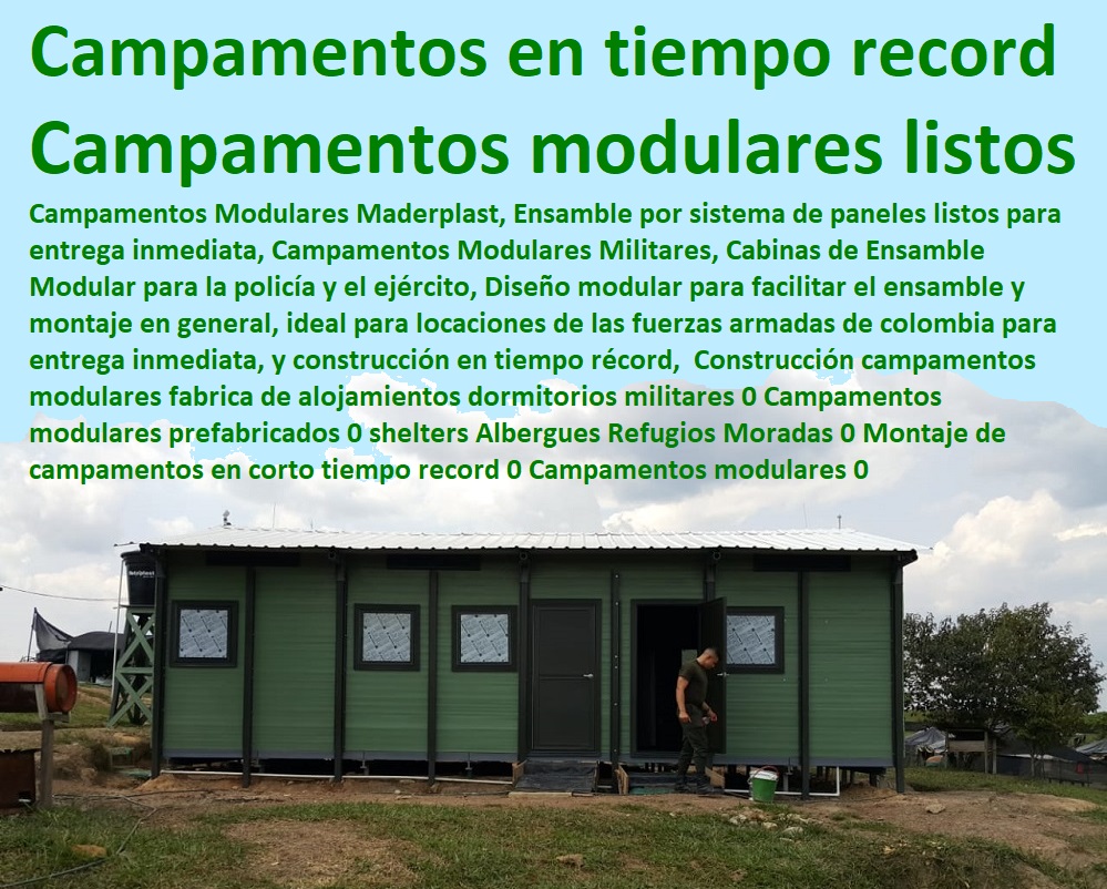 Construcción campamentos modulares fabrica de alojamientos dormitorios militares 0 Campamentos modulares prefabricados 0 shelters Albergues Refugios Moradas 0 Montaje de campamentos en corto tiempo record 0 Campamentos modulares 0 Construcción campamentos modulares fabrica de alojamientos dormitorios militares 0 Campamentos modulares prefabricados 0 shelters Albergues Refugios Moradas 0 Montaje de campamentos en corto tiempo record 0 Campamentos modulares 0